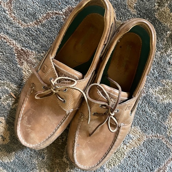 Sperry  Top Sider Classic Brown Leather Boat Shoes - Picture 2 of 10